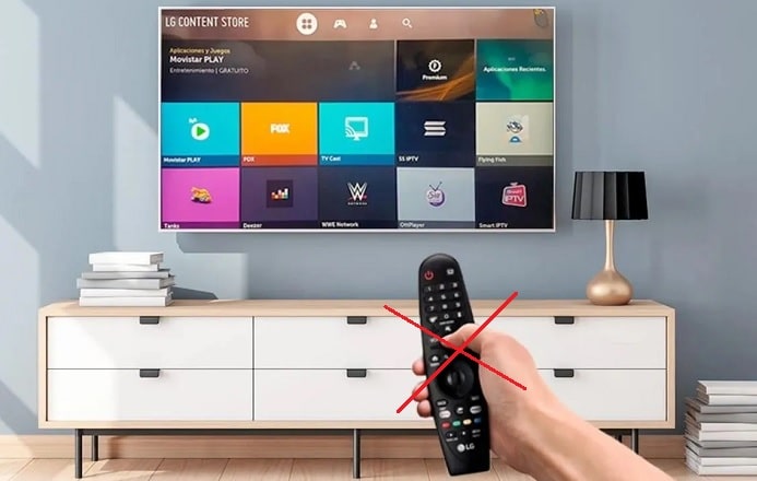 how to change input on lg tv without remote